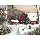 (DB2246) Snow 5D Full Square Drill Diamond Painting DIY Picture for Christmas De