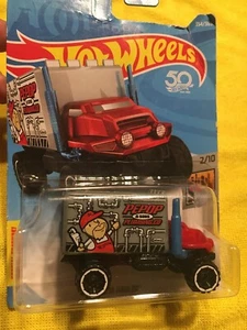 Hot Wheels - BAJA HAULER - Red/Silver - HW Metro 2/10 - #354 - Picture 1 of 5