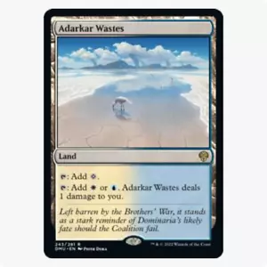 Adarkar Wastes Dominaria United MTG Rare - Picture 1 of 2