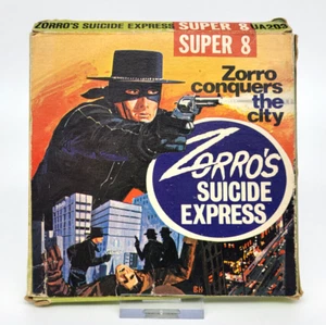Vintage Zorro Film Super 8 - Zorro conquers the city - Zorro's Suicide Express - Afbeelding 1 van 6