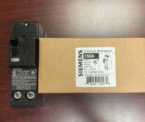 Interruptor principal ITE Siemens QN2150 QN2150R 2 polos 150 amperios 120/240 voltios 10K AIC - Imagen 1 de 9