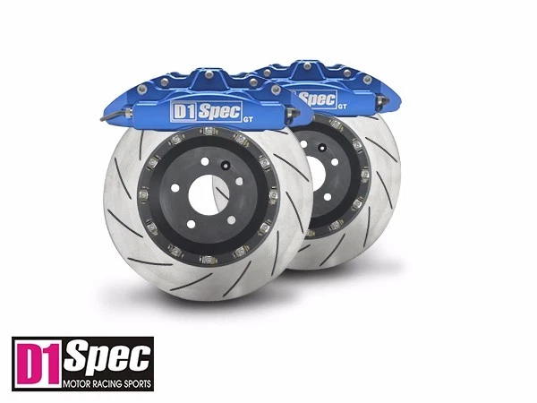 Pinza de freno grande forjada azul anodizada GT trasera 4 puntos 355 mm disco de 2 piezas para BMW F30 Foto 1 de 1