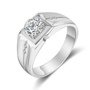 Anillo relleno de plata 925 de plata 925, oro amarillo talla 7-12 - Imagen 1 de 8