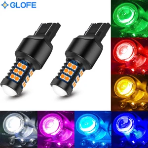 2Pcs 7440 7443 SMD 3030 LED Turn Signal Parking DRL Light Bulbs Reverse Backup - Picture 1 of 14