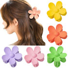 Ladies Big Flower Hair Claw Clamps Frosted Large Hair Clips Women Headwear Party