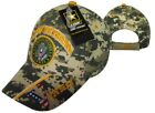 U.S. Army Veteran Vet Emblem USA Flag "V" ACU Digital Camo Cap Hat LICENSED
