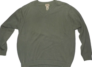 Men's L.L.Bean 100% Cotton V Neck Sweater size XL - Picture 1 of 3