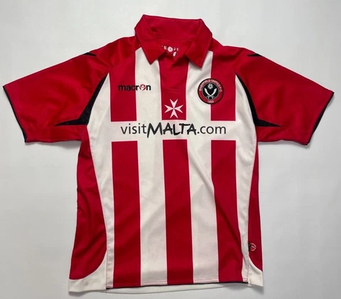 Sheffield United England Home football shirt 2009 - 2010 Macron Soccer Jersey Cover