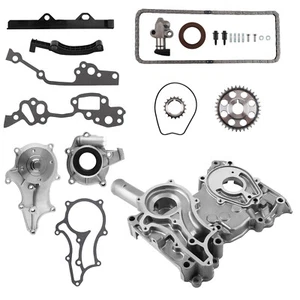 Timing Chain Cover Kit + Water Oil Pump for Toyota Pickup 4Runner Celica 2.4L US - Picture 1 of 12