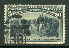 USA 1893 Columbian 50 ¢ schieferblau Scott #239 VFU G35
