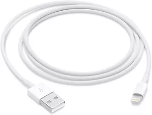 Apple 3ft. (1m) Lightning to USB Cable - White Apple charger - Picture 1 of 1