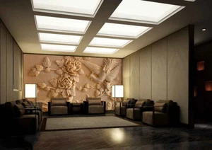 3D Geschnitzter Pfau H88 Tapete Wandbild Selbstklebend Abnehmbare Aufkleber Erin - Bild 1 von 11