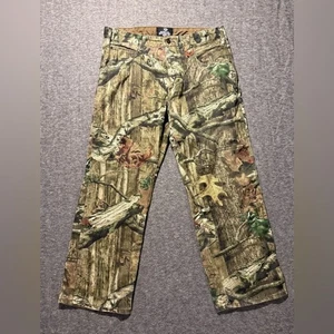 Mossy Oak Break Up Infinity Hose Jeans Herren 36x30 braun grün Jagd Komfort - Bild 1 von 9