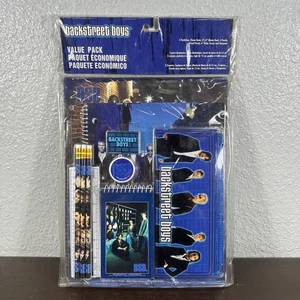 Backstreet Boys 2001 Sealed Stationary Value Pack Folders Pencils Notebook Etc - Picture 1 of 6