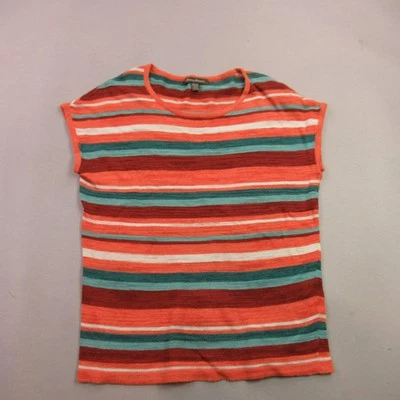 Tommy Bahama Shirt Womens XS Short Sleeve Lightweight Crew Neck Stripes Foto 1 de 4