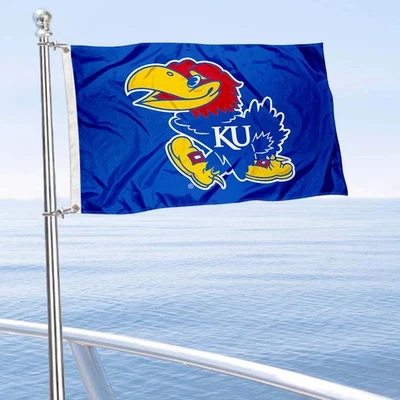 University of Kansas KU Boat and Golf Cart Flag - Image 1 of 4