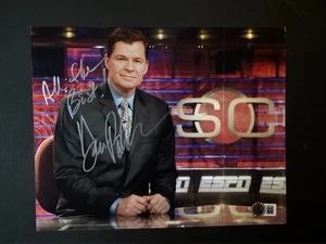 Dan Patrick Hot! Foto firmada autografiada de ESPN Legend Show 8x10 Beckett BAS certificado de autenticidad - Imagen 1 de 1