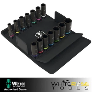 Wera Impact Socket Set Deep 3/8" Drive 8-24mm 14pc 8790 B Impaktor in Case - Picture 1 of 8
