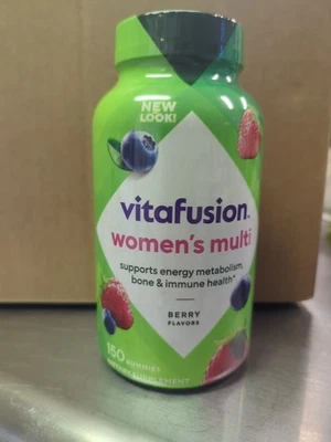 Vitafusion Vitaminas gomosas para mujer, 150 unidades, nov 2026 exp Foto 1 de 3