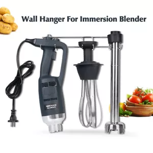 Wall Hanger For Immersion Blender Food Mixer Stainless Steel Storage Hook Holder - Picture 1 of 6