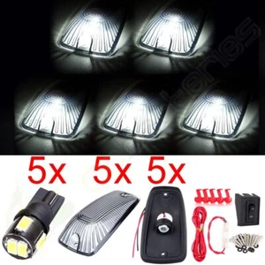 5 Roof Running Cab Marker 1151663 Light 5730-6SMD 194 Ultra White LED for Chevy - Picture 1 of 12
