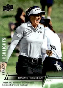 Brooke Henderson 2024 Upper Deck PGA Tour Golf - #88 - - Picture 1 of 2