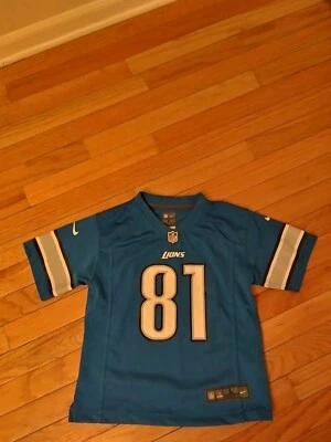 Calvin Johnson Detroit Lions NFL Players Nike On Field Toddler Jersey Size L (7) - Image 1 of 4