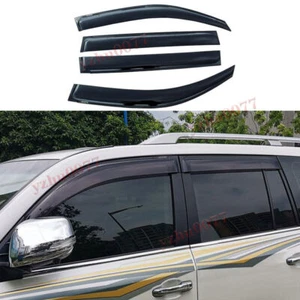 2008-2021 For LEXUS LX570 Black Window Vent Shades Sun Rain Guard Door Visors 4P - Imagen 1 de 12