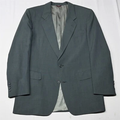 Chaqueta Blazer Abrigo Deportivo De Colección Hart Schaffner Marx 42L Verde Ariel Worsteds EE. UU. Foto 1 de 4