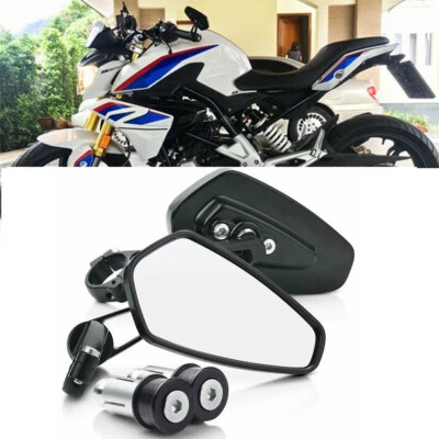 Espejos retrovisores CNC negros personalizados para BMW S1000RR G310R Foto 1 de 4