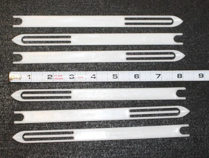 6 agujas de red pequeñas para pesca reparación de redes colgantes 1/2"" x 10"" - Imagen 1 de 2
