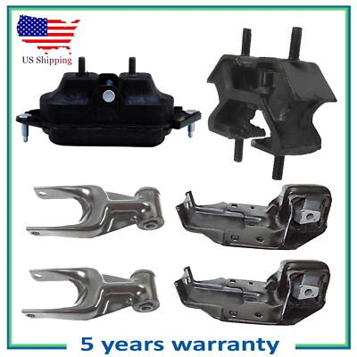 Montaje de motor y transmisión de 6 piezas para Buick Century 1997-2005 3,1 L Foto 1 de 4