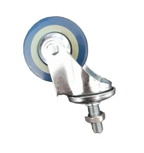 8x 2.5" 60mm Swivel Caster Castor Wheels Thread Bolt With Screw Nut M12X30 #6427 - Picture 1 of 2