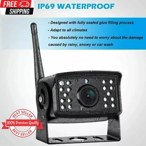 Wireless AHD Digital Backup Rear view Camera Metal For Truck Trailer Bus Caravan - Picture 1 of 13