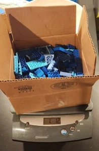 LEGO Bulk Lot Building Brick Pieces Blue, Assorted Sizes - Picture 1 of 4