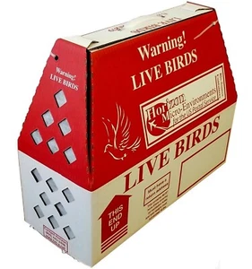 Lebendvogel Versandkartons Huhn Versand USPS genehmigt Lebendvogel Versandkartons - Bild 1 von 14