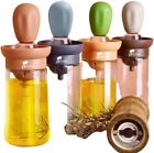 Olive Oil Bottle Storage Container Silicone Basting Brush Baste Cook 2 Pack