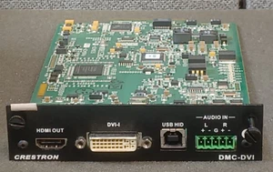 Crestron DMC-DVI DVI/VGA Input Card Module HDMI Output for DM Switcher - Picture 1 of 3