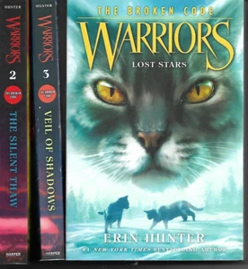Warriors - The Broken Code books 1-3 by Erin Hunter 3x P/B - Picture 1 of 1