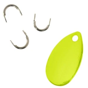 Balzer Edition Sea Buttlöffel / Spinnerblatt mit Öse Fluo-Gelb 3,2cm - Bild 1 von 1