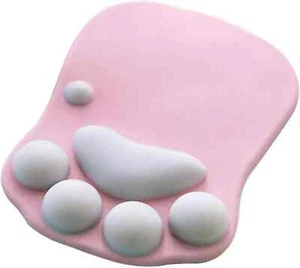 Katze Pfote Mauspad mit Handgelenkstütze weiches Gel Handgelenkauflage Pad süßes Kissen Mousepad - Bild 1 von 13