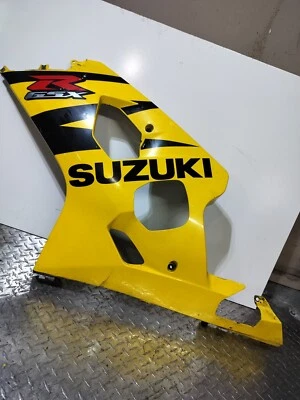 2004-2005 SUZUKI GSXR 600 GSXR 750 OEM LEFT SIDE FAIRING DAMAGE - Image 1 of 4