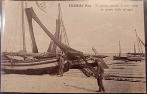 1910 - Falconara Marittima - barche dei pescatori - Imagen 1 de 1