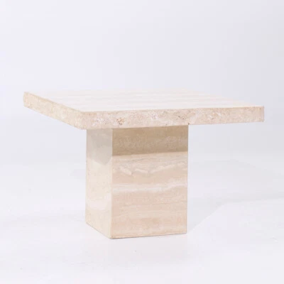 Приставной столик из травертина середины века в стиле Ello - Изображение 1 из 4