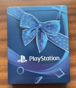PLAYSTATION LOGO GIFT LIMITED STEELBOOK G2 PS4 PS5 PLUS 30TH ANNIVERSARY CASE - Picture 1 of 4