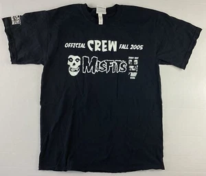 Misfits T-shirt 2005 Tour Crew Black Flag Ramones Danzig - Picture 1 of 7