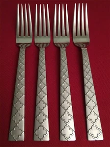 Vier Handtuch Bianca Frost Edelstahl Besteck 8" Tafelgabeln - Bild 1 von 1