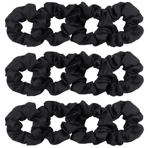 12 Pcs Satin Silk Scrunchies Ponytail Holders Hair Ties for Women Girls - Picture 1 of 7