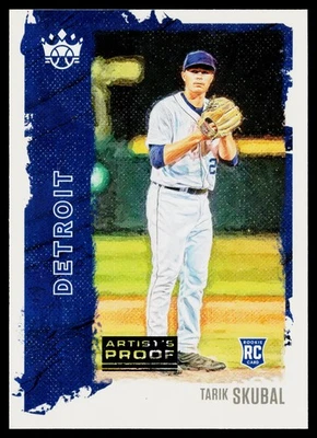 Tarik Skubal 2021 Diamond Kings #132 Artist's Proof Blue Detroit Tigers RC - Image 1 of 2