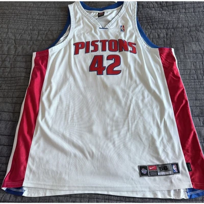 Camiseta deportiva Jerry Stackhouse 2001 NBA Detroit Pistons Nike Dri-Fit auténtica 56 Y2K Foto 1 de 4